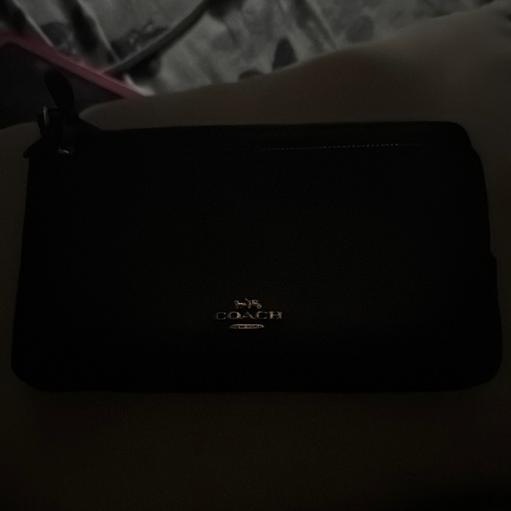 Coach Midnight Black Clutch